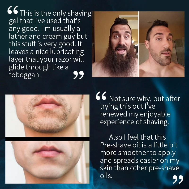 Shaving Gel Softens Beard Soothing Male Shaving Gel Beard