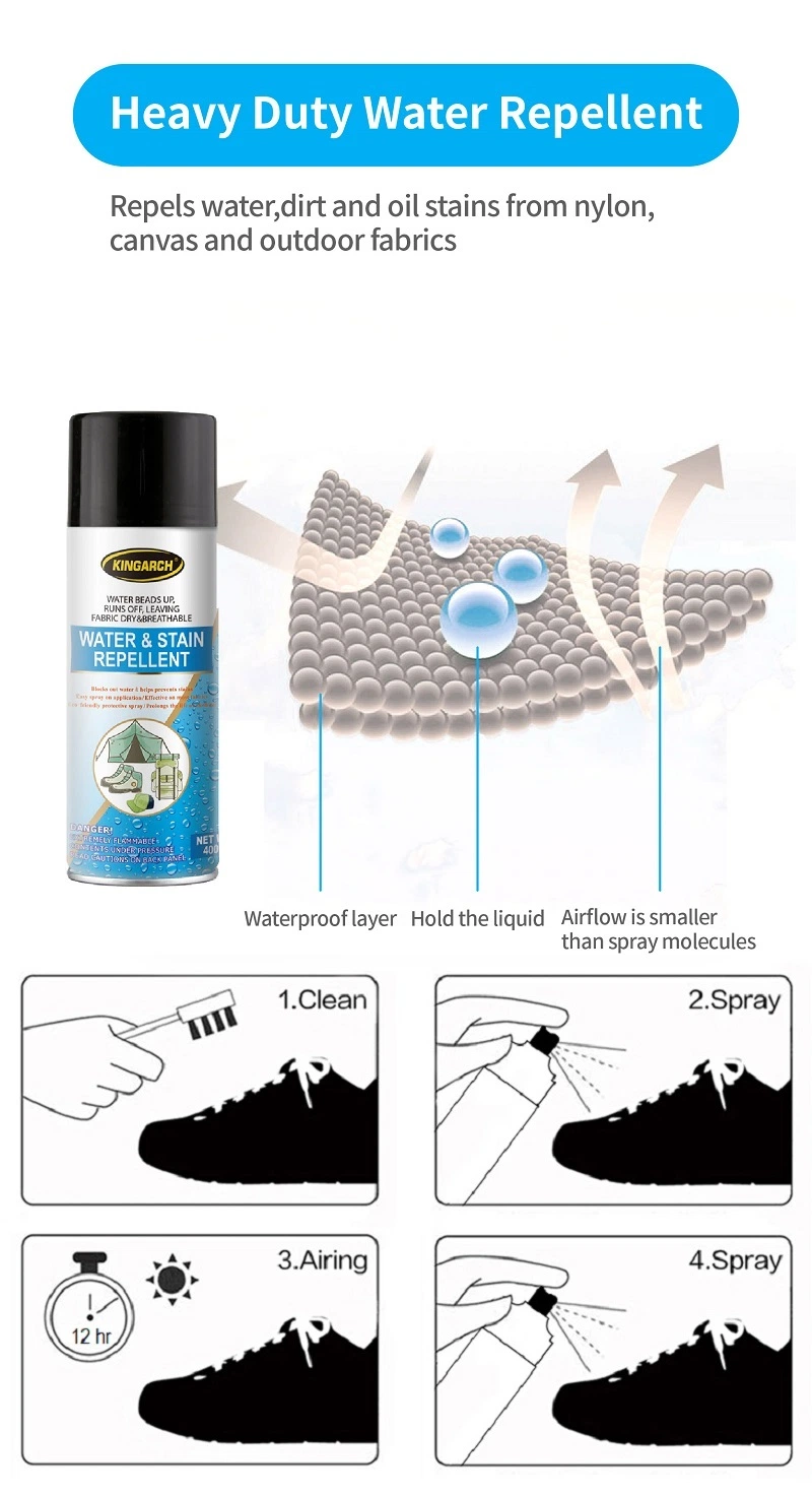 Super Hydrophobic Coating Nano Water Repellent Spray for Shoes