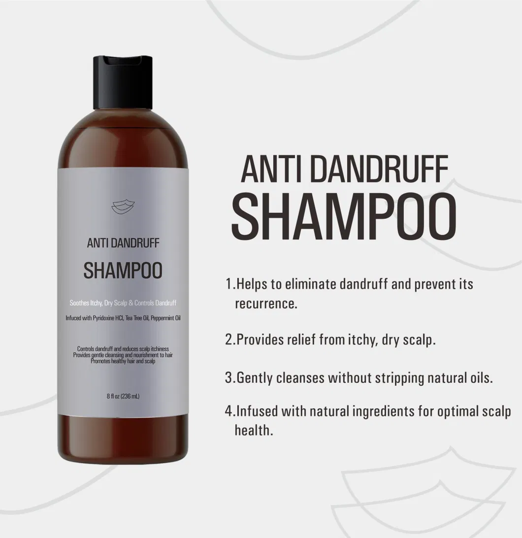 Wholesale Organic Anti Dandruff Hair Shampoo for Itchy Dry Scalp