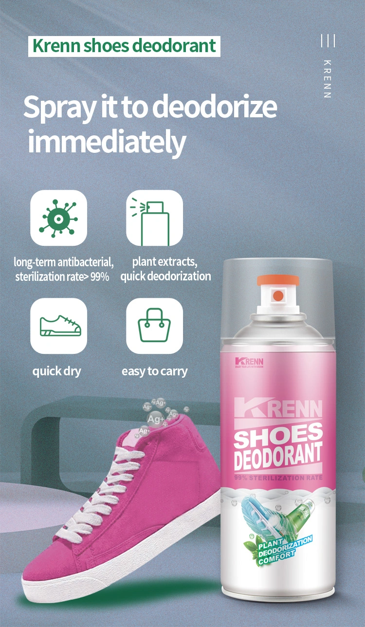 Zaomi OEM Brand Odor Eliminator Spray Shoe Refresher Spray Shoes Deodorant Spray