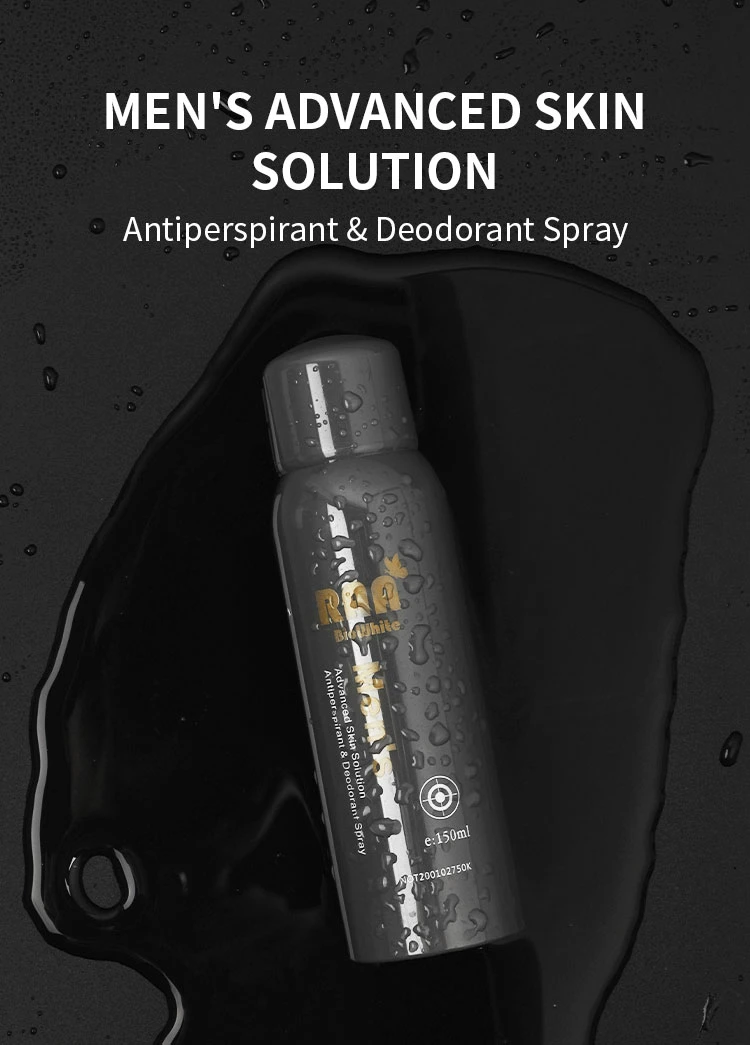 Private Label Long Lasting Men&prime; S Antiperspirant Spray Body Mist Remove Underarm Body Odor Alcohol Free Natural Body Deodorant Spray