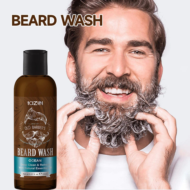 OEM/ODM Beard Color Cream Custom Logo Natural Vegan Men Shaving Soap Foam for Face Skin Cream Beard Care Kit